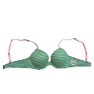Victoria’s Secret PINK Originals Striped Push-Up Bra – Size 36B